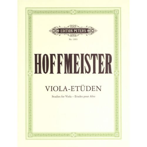 Hoffmeister Franz Anton - 12 Studies - Viola