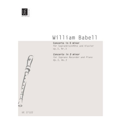 Babell - Concerto No. 3 Op. 3/3 - Descant Flute A Bec et Piano