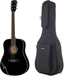 D-120BK w/Bag Noir haute brillance