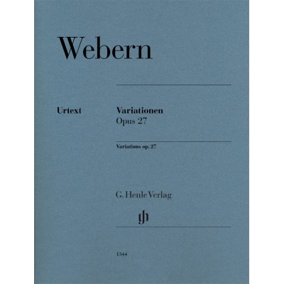 Webern A. - Variations Op.27 - Piano