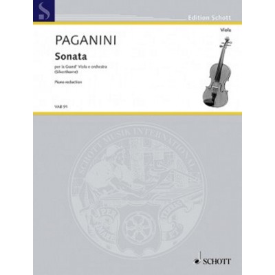 Paganini N. - Sonata Alto & Piano