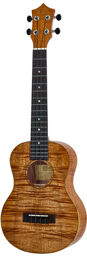 Tenor Curly Okoume Ukulele Naturel satiné