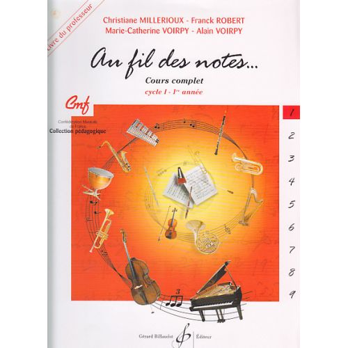 Divers Auteurs - Au Fil Des Notes Volume 1 - Livre Du Professeur