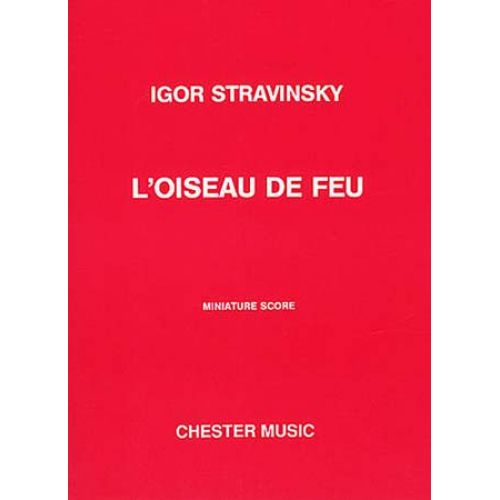 Stravinsky Igor - L'oiseau De Feu - The Firebird 1919 - Orchestra