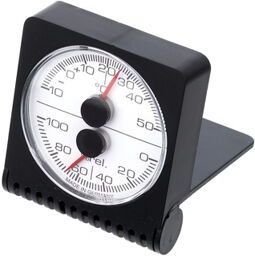 Thermo-Hygrometer Travel Noir