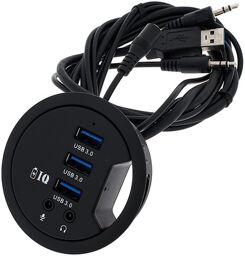 Cable Inlay USB 3 Hub Noir