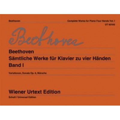 Beethoven - Complete Works For Piano Four Hands Vol.1