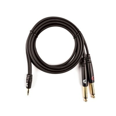 Custom Series 1/8 To Dual 1/4 Audio Cables