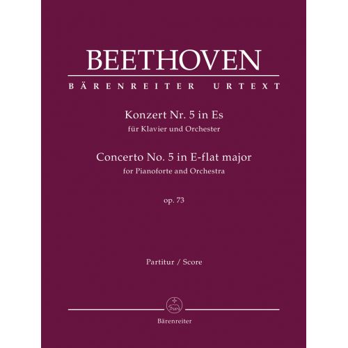 Beethoven L.V. - Concerto For Pianoforte And Orchester N°5 Op.73 - Score