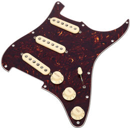 Pre-Wired ST Pickguard Tex-Mex Imitation écaille de tortue