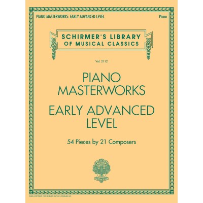 Piano Masterworks - Early Advanced Level