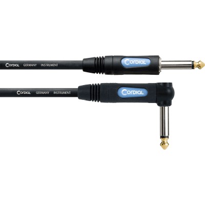 Cable Guitare Jack 4,5M Droit/Coud