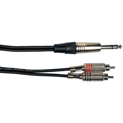 Cordon 2 RCA Jack Stéréo 3 M