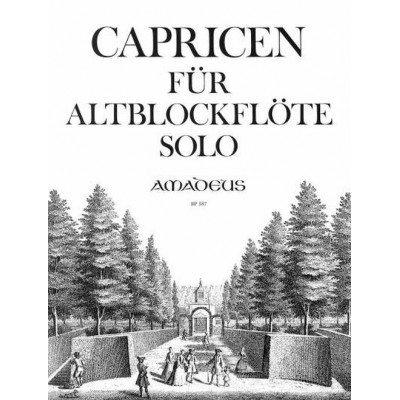 Quantz J. - Capricen - Flute A Bec Alto Solo