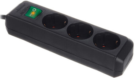 Eco-L 3 Way Split Sw 1,5m BK Noir