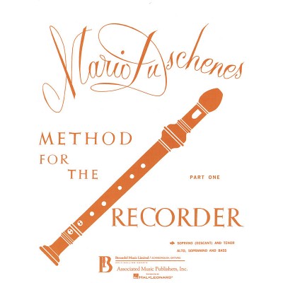 Duschenes Mario - Method For The Recorder Part 1 - Flute A Bec Soprano & Ténor