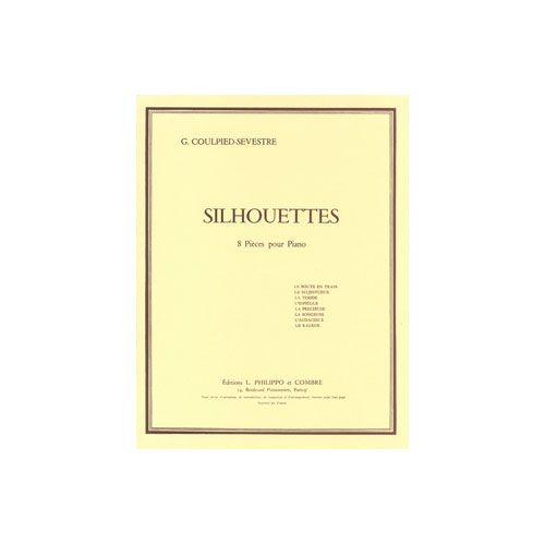 Coulpiedsevestre - Silhouettes (8 Pièces) - Piano