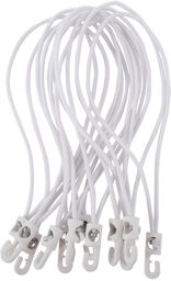 Spannfix Ø 4mm White 12 pcs. Blanc
