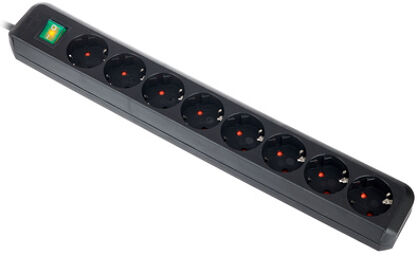 Eco-L 8 Way Split Sw 3m BK Noir