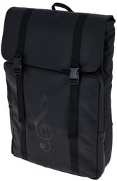 Music Stands Backpack Noir avec clé de Sol noire