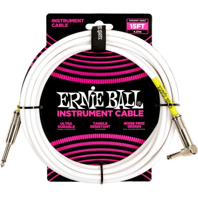 4.5M Jack Mono Male Vers Jack Mono Male Coude Blanc