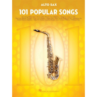 101 Popular Songs - Sax Alto