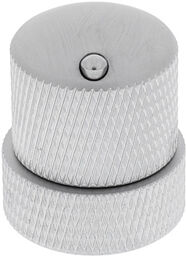 Stacked Dome Knob CI Sat Chrom chrome mat