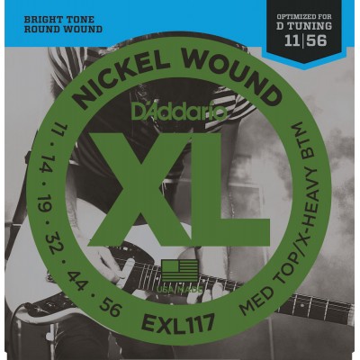 EXL117 Nickel Wound 11-56 Medium Top/Extra-Heavy Bottom