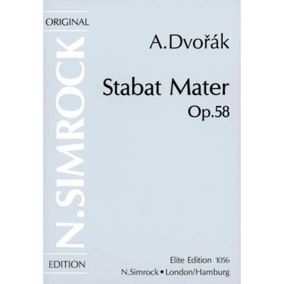 Dvorák - Stat Mater Op. 58 - 4 Soloists, Choeur Mixte Et Orchestre