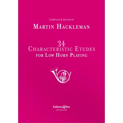 Hackleman M. - 34 Characteristic Etudes For Low Horn Playing
