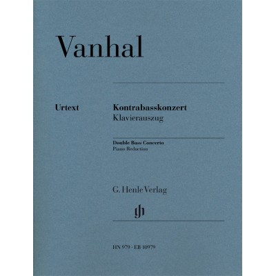 Vanhal J.B. - Kontrabasskonzert - Contrebasse & Piano
