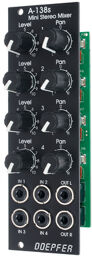 A-138s VE Mini Stereo Mixer