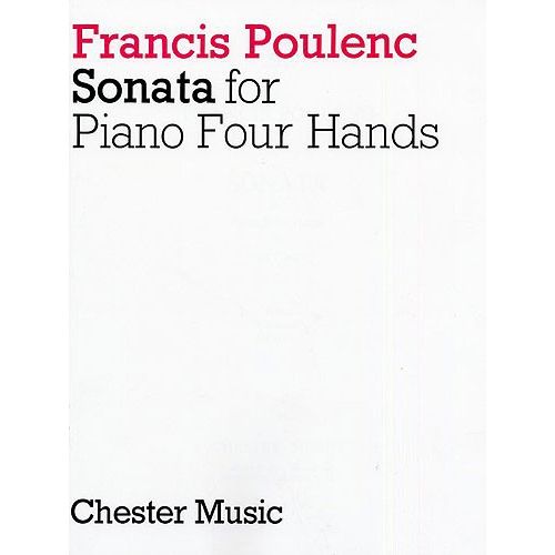 Francis Poulenc - Sonata For Piano - Piano Duet