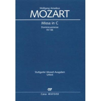 Mozart W.a. - Missa C Major KV 66 - Reduction Piano