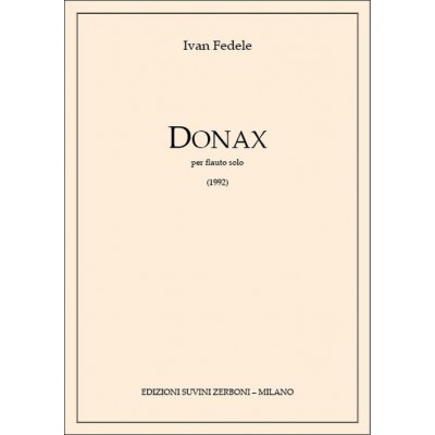 Fedele Ivan - Donax - Flute Seule