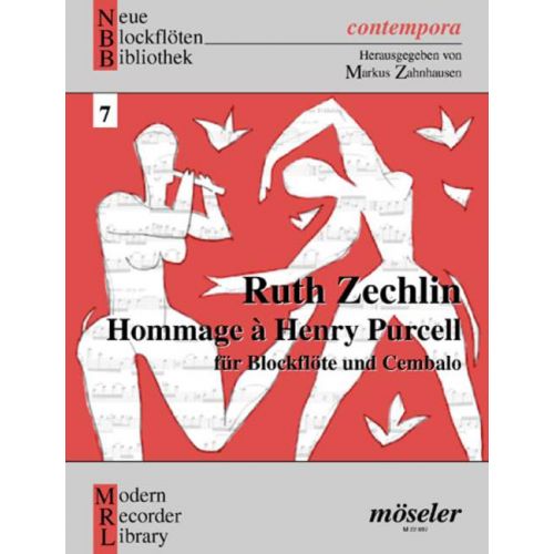 Zechlin Ruth - Hommage À Henry Purcell - Soprano- Or Ténor Recorder And Harpsichord