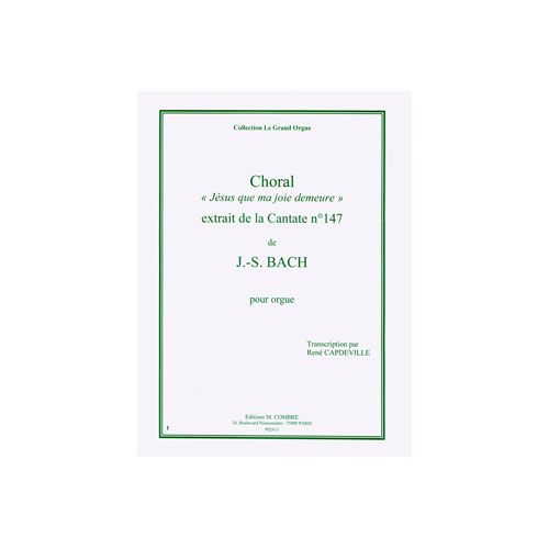 Bach - Choral: Jésus Que Ma JOIE-org - Orgue