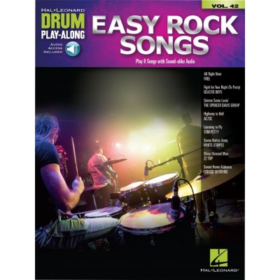 Drum Play Along Vol.42 Easy Rock Songs
