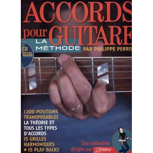 PERRON P. - ACCORDS POUR GUITARE - 1200 POSITIONS TRANSPOSABLES + CD