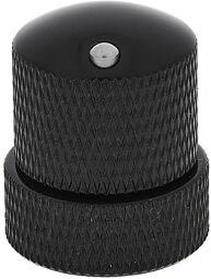Stacked Dome Knob CI Black noir