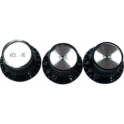 Boutons de Réglages SG par 3 Noir (1 Volume et 2 Tone)