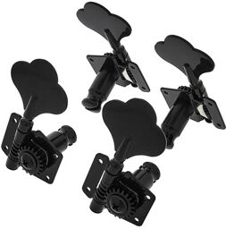 Parts J-Bass Tuners Set Black Noir
