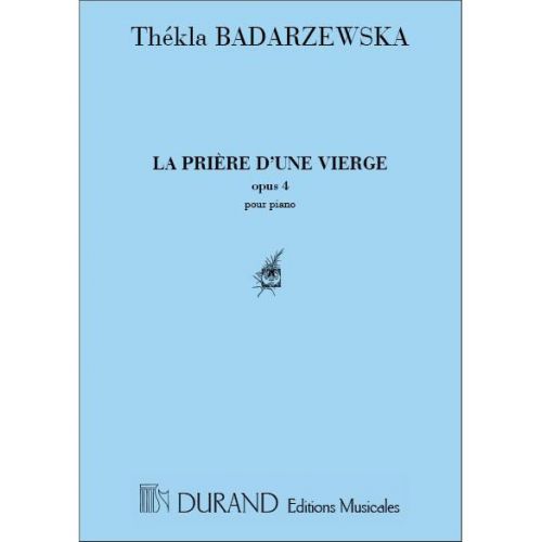 Badarzewska T. - La Priere D'une Vierge - Piano