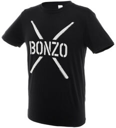 John Bonham Bonzo Shirt S Noir