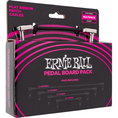 Pedalboard Pack - 10 Patches en 4 Longueurs Panaches- Coudé Fin & Plat