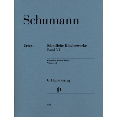 Schumann R. - Complete Piano Works, Volume Vi