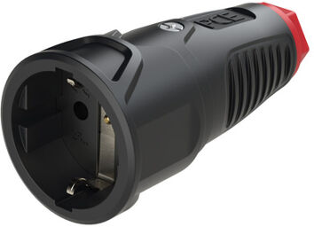 2520-sr Taurus2 Socket Black with red marking ring