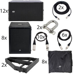 12xHDL10-A/8x8004-AS Bundle Noir