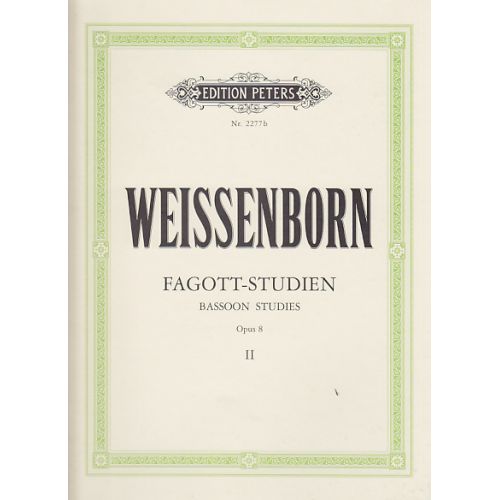 Weissenborn - Etudes Pour Basson Op.8 Vol.2