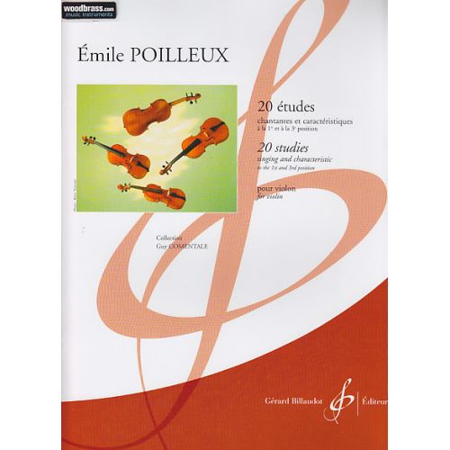 Poilleux Emile - 20 Études Chantantes et Caracteristiques - Violon